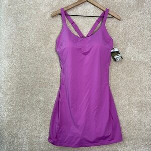 NWT DULUTH ALASKAN HARDGEAR Lost Lake Swim Dress Women's 16 Purple UPF 50+